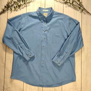 L.L. Bean Wrinkle Resistant Buttondown Shirt XL